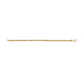 14K Gold Modern Braid Link